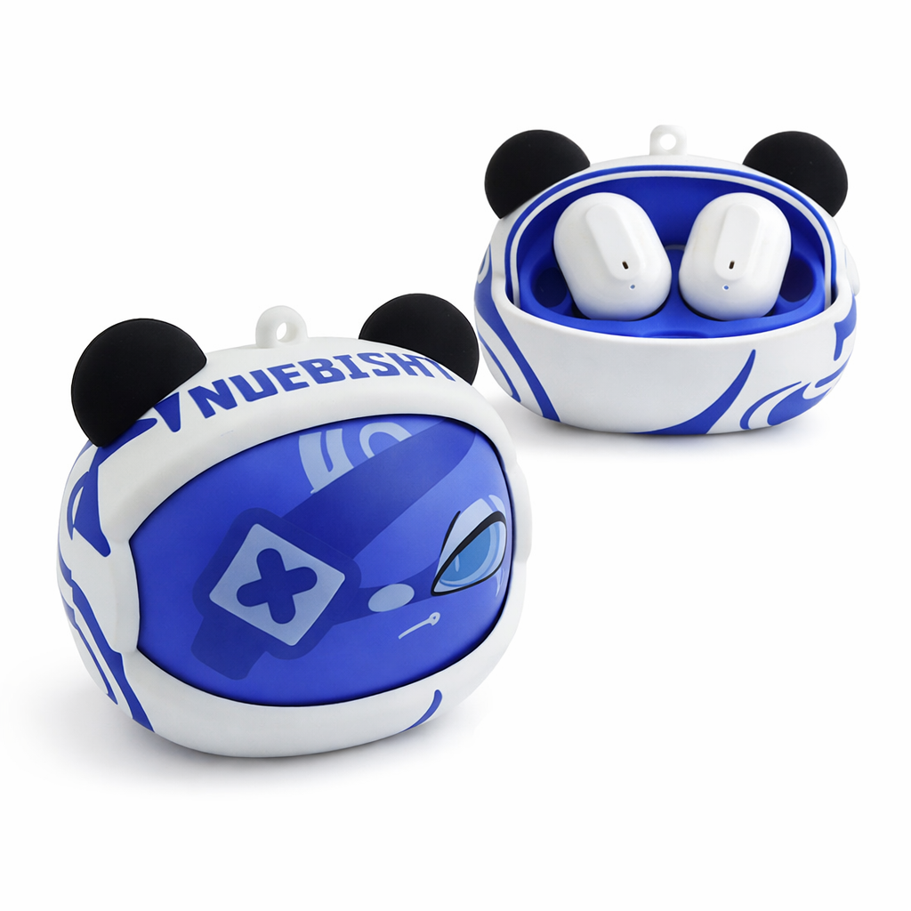 Audífonos True Wireless Bluetooth G05D con Cadena, Estuche Cargador Animal y Carga USB-C (Type-C)