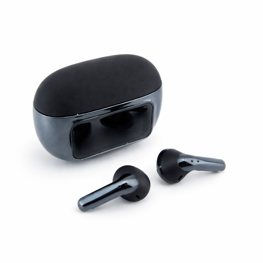 Audífonos True Wireless Bluetooth T41 SKYLA con Pantalla LCD Touch y Control Táctil (Estuche Metálico)