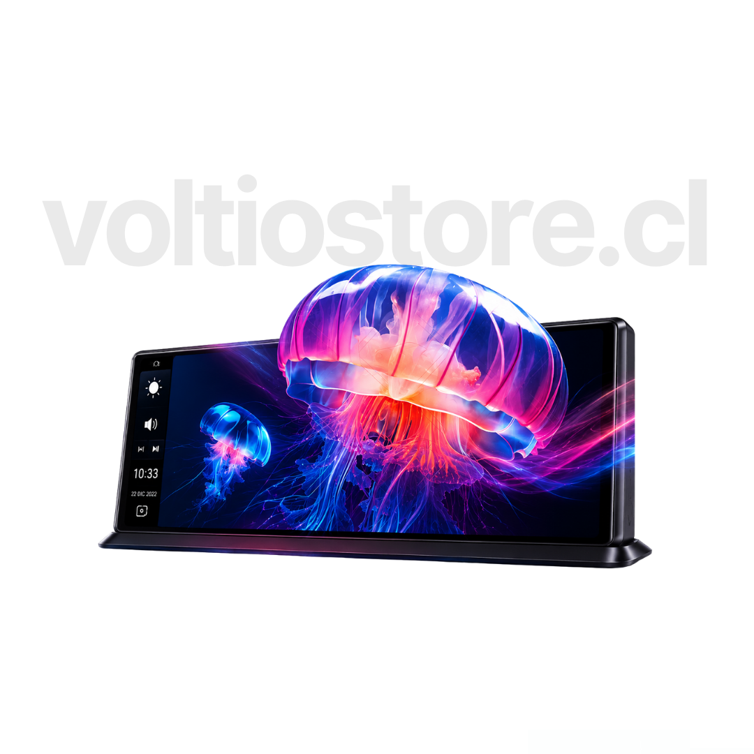 Radio/pantalla multimedia 11,3” con CarPlay inalámbrico y Android Auto, salida de audio por FM o AUX