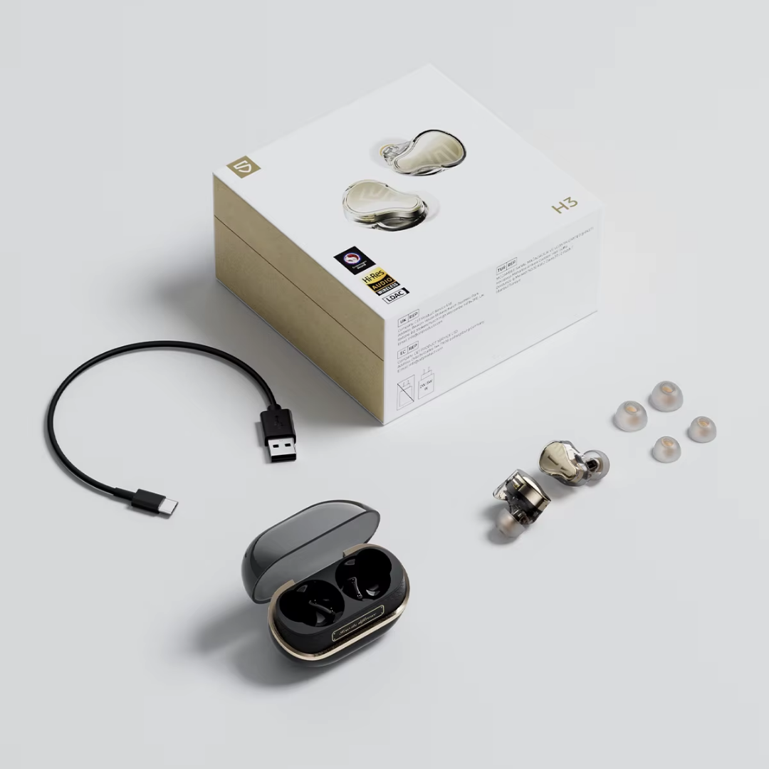 Audífonos Inalámbricos SOUNDPEATS H3 (TWS) Hi-Fi Triple Driver con ANC Adaptativo 55 dB, LDAC y aptX Lossless – Bluetooth 5.4 - Imagen 3