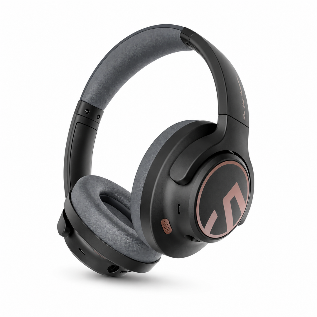 Audífonos Bluetooth Over-Ear SOUNDPEATS Space con ANC Híbrido, Driver 40 mm (BT 5.3)